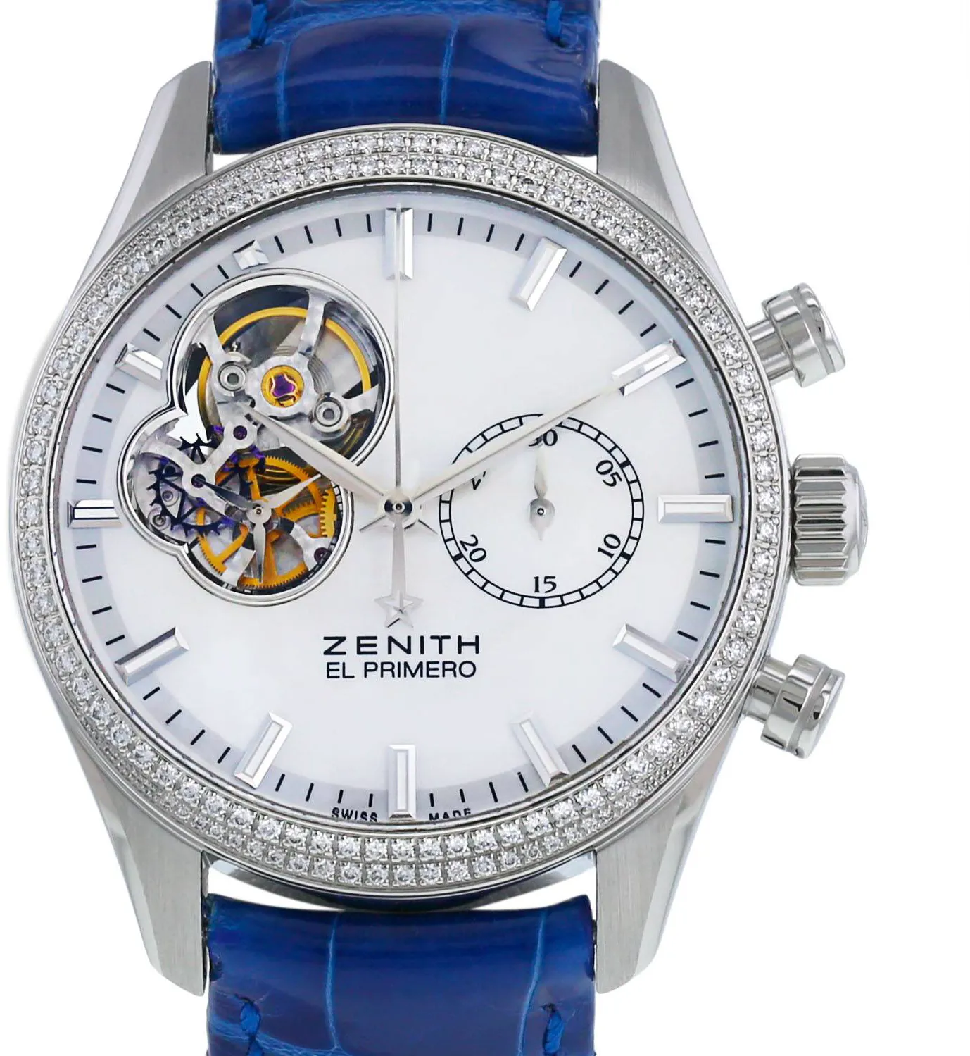 Zenith El Primero Chronomaster 16.2150.4062 38mm Stainless steel Mother-of-pearl