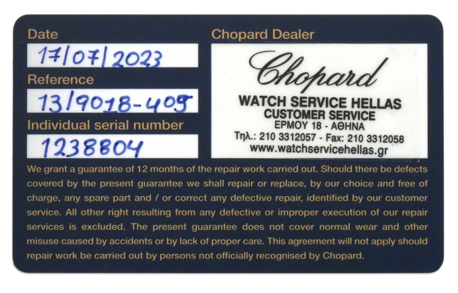 Chopard Happy Diamonds 13/9018-405 42mm Diamond Diamond 1