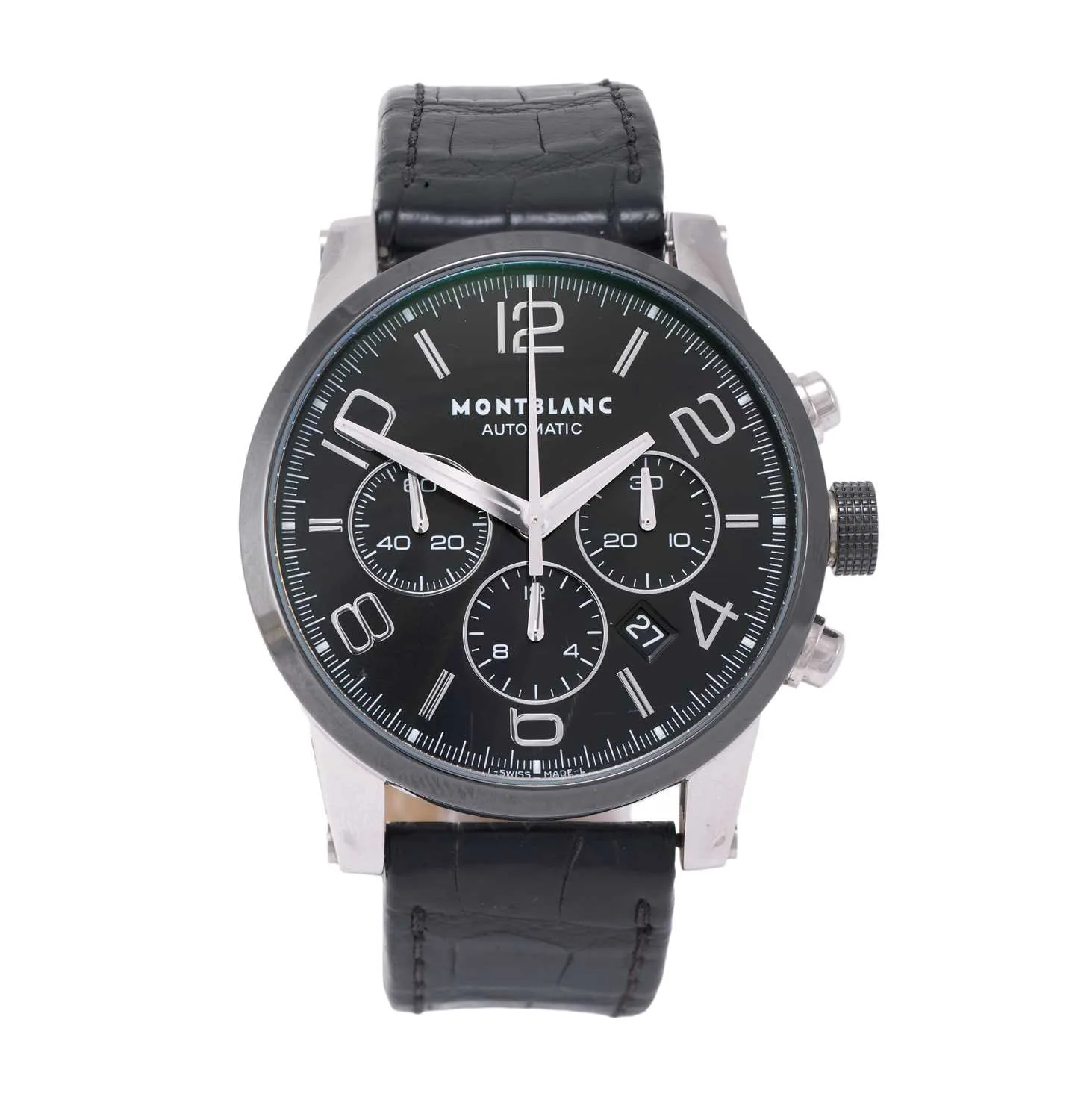 Montblanc TimeWalker 7141 43mm Stainless steel Black