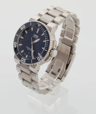 Oris Aquis 01 733 7653 4155 43mm Stainless steel Blue 4