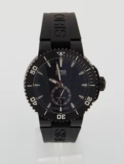 Oris Aquis Titan 01 739 7674 7754 Titanium Black