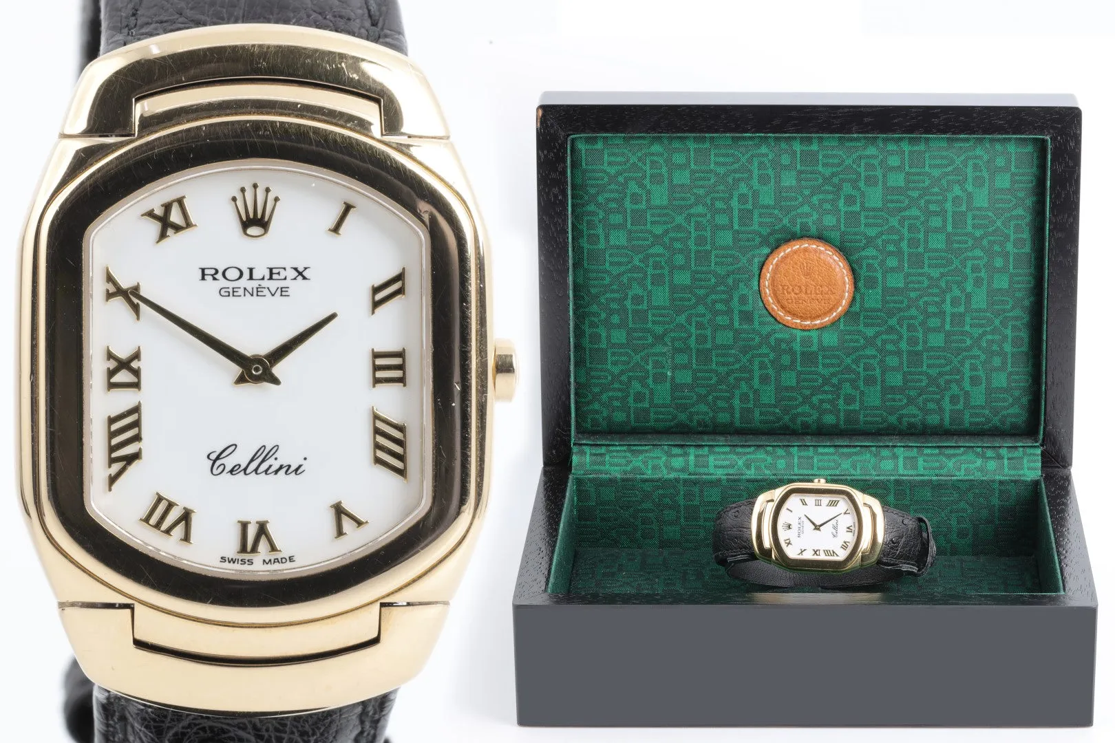 Rolex Cellini 6633 30mm Yellow gold and 18k yellow gold