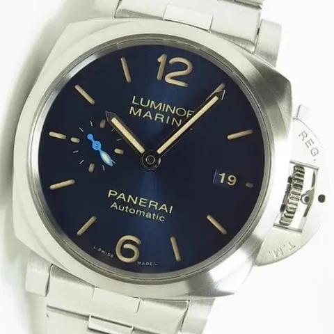 Panerai Luminor 1950 PAM 01028 42mm Stainless steel Blue