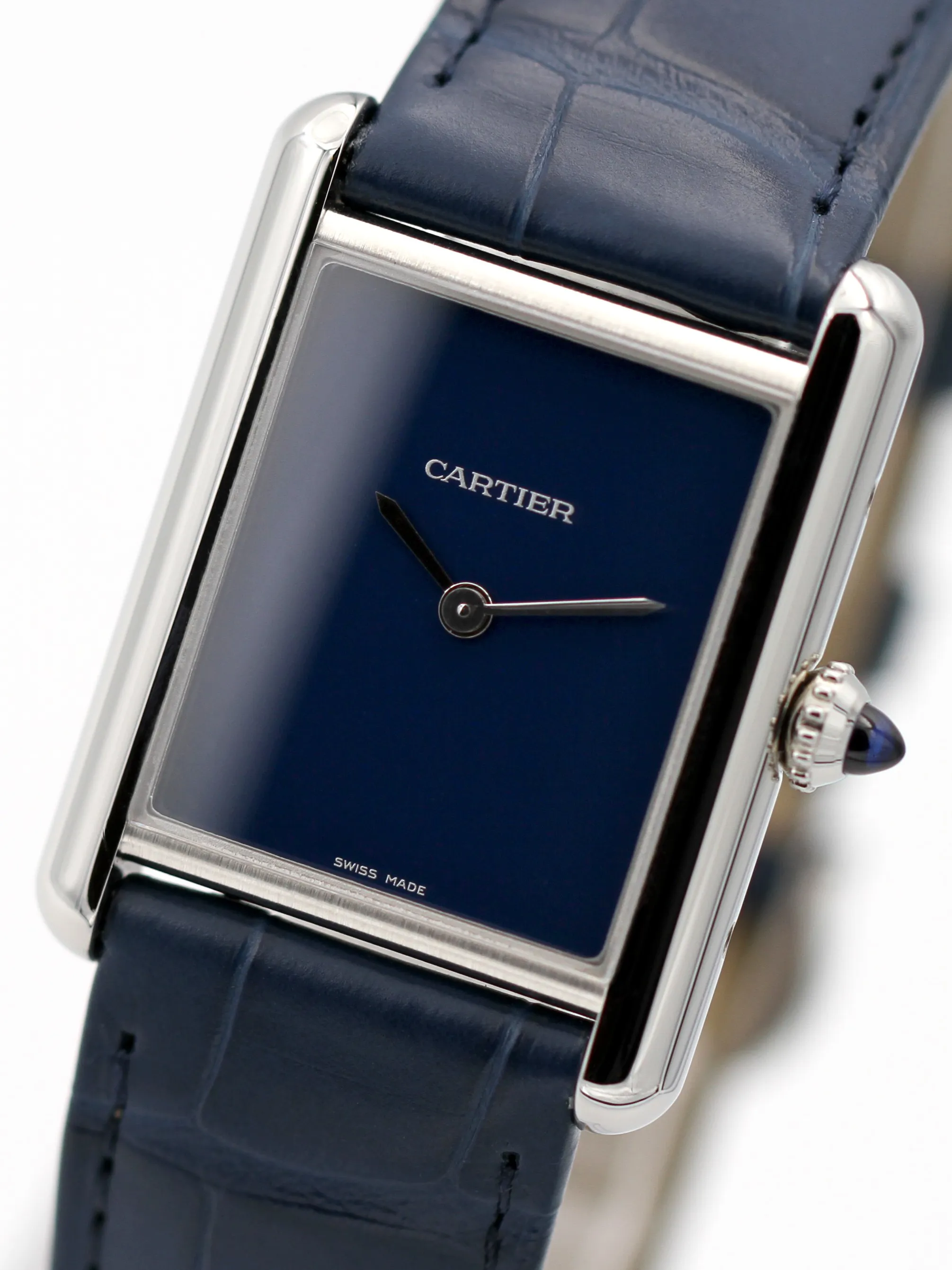 Cartier Tank WSTA0055 33mm Stainless steel Blue 1