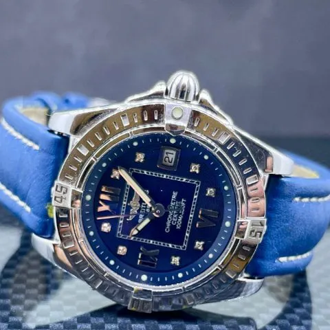 Breitling Galactic A71356 32mm Steel Blue