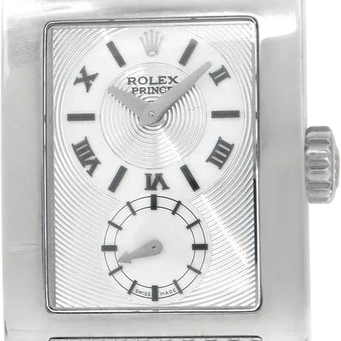 Rolex Cellini 5441/9 28mm White gold Silver