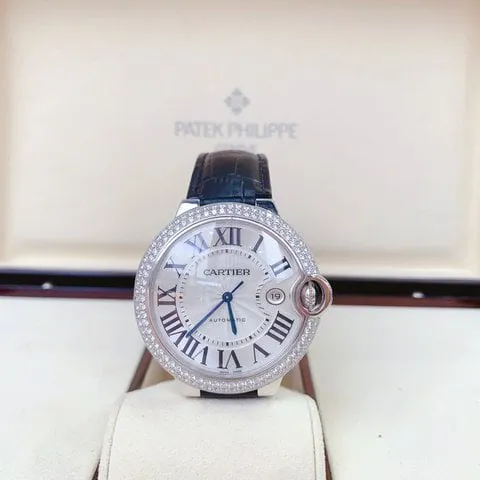 Cartier Ballon Bleu WE900951 42mm White gold Silver