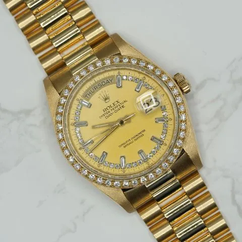 Rolex Day-Date 36 18048 36mm Yellow gold Champagne