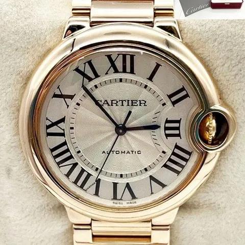 Cartier Ballon Bleu 3003 36mm Rose gold Silver