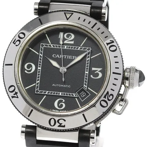 Cartier Pasha W31077U2 40mm Steel Black