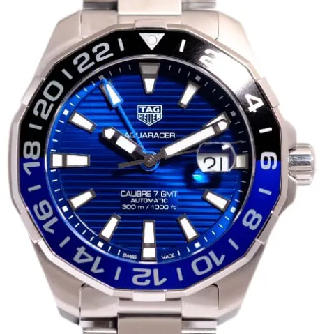 TAG Heuer Aquaracer 300M WAY201T.BA0927 43mm Stainless steel Blue