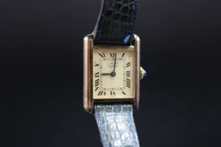 Cartier Tank Must Silver and Gold-plated Silver