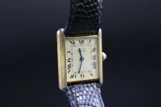 Cartier Tank Must Silver and Gold-plated Silver