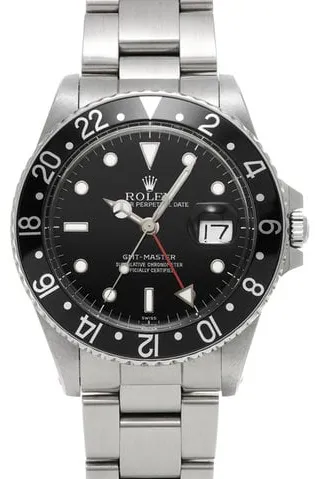 Rolex GMT-Master 16750 40mm Stainless steel Black