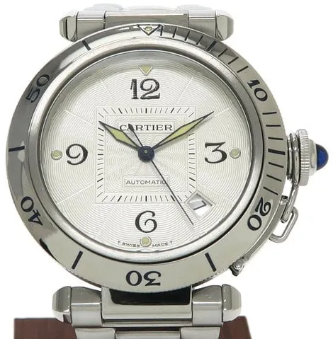 Cartier Pasha W31031H3 38mm Steel Silver