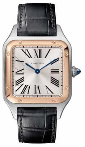 Cartier Santos Dumont W2SA0011 43.5mm Stainless steel Silver