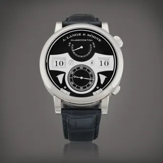 A. Lange & Söhne Zeitwerk 145.029 White gold Black