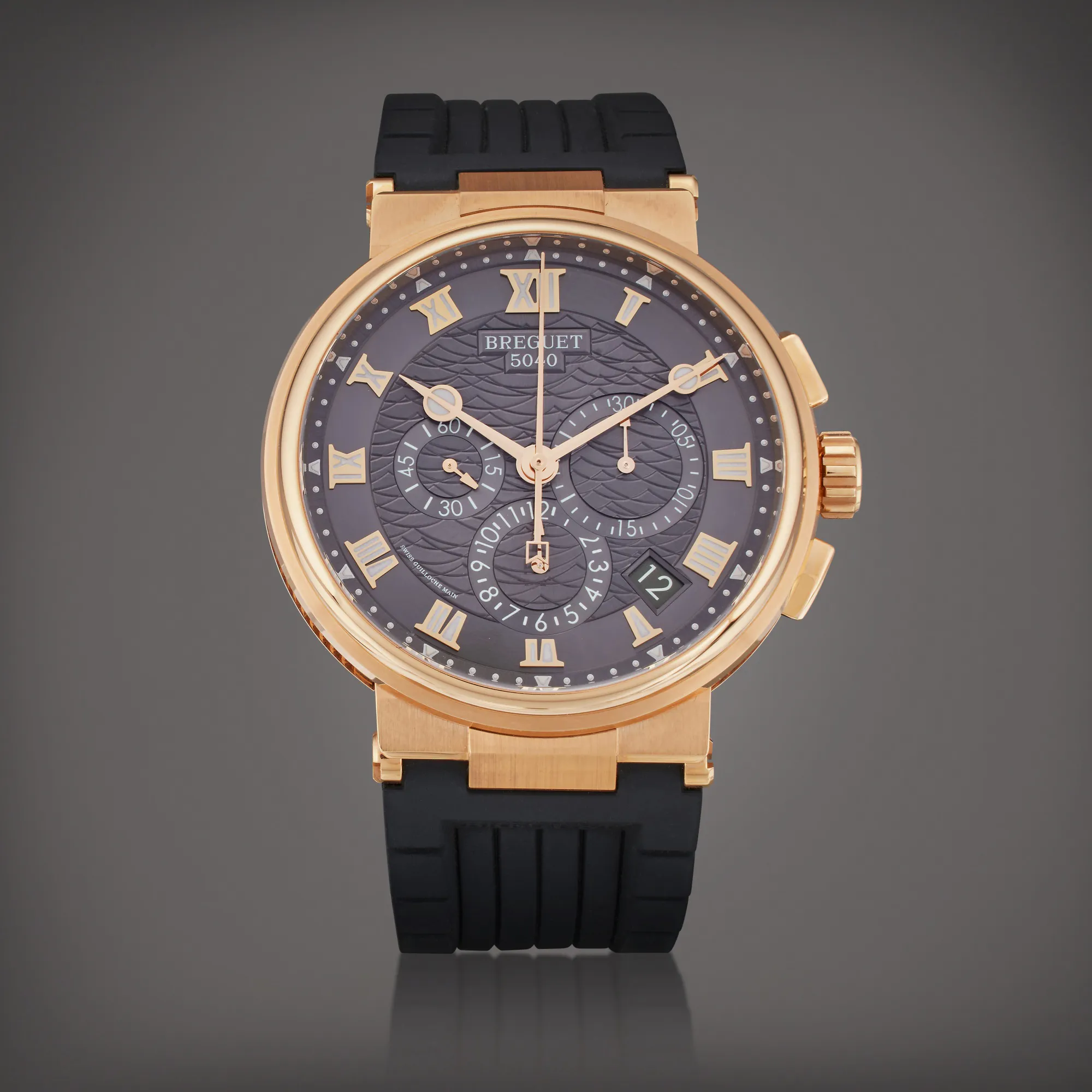 Breguet Horloger de la Marine 5527 42mm Rose gold Gray