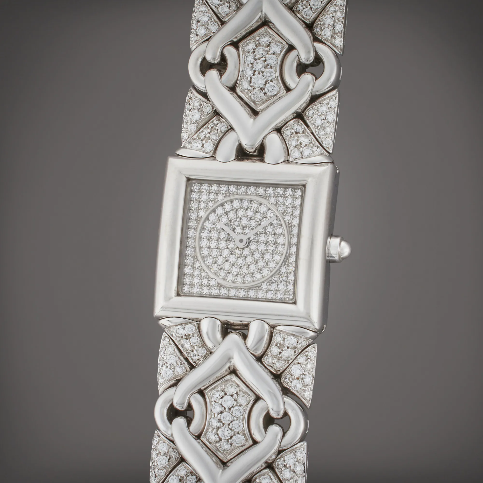 Bulgari Trika BJ 06 22mm White gold and Diamond Diamond