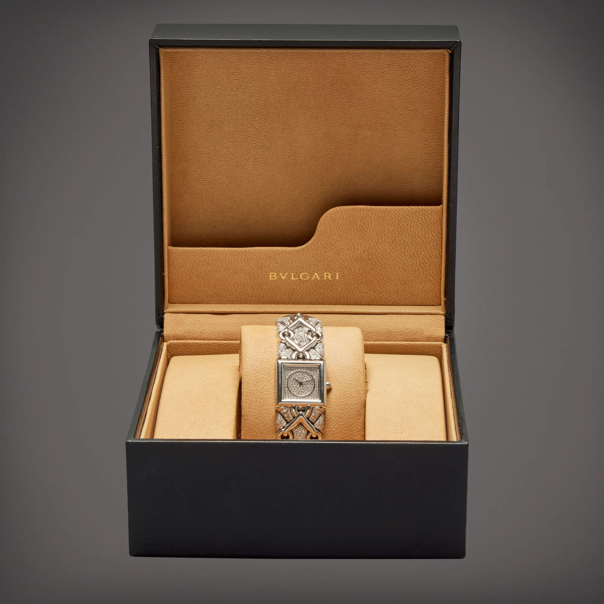 Bulgari Trika BJ 06 22mm White gold and Diamond Diamond 1