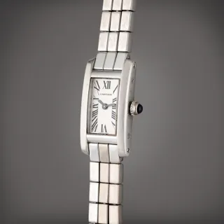 Cartier Tank Américaine 2544 White gold Silver