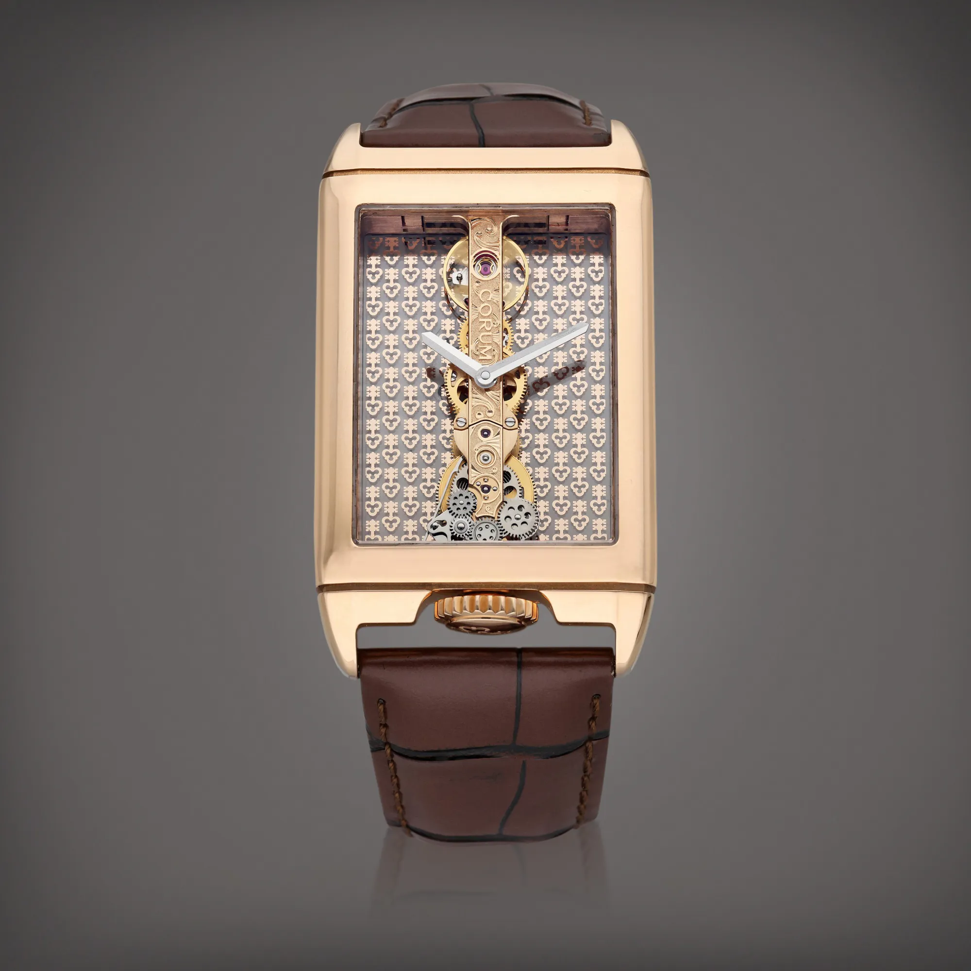 Corum Golden Bridge 05.0090 29.5mm Rose gold Skeletonized 4