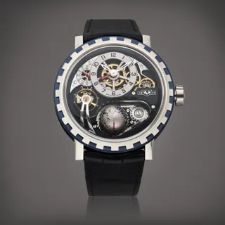 Dewitt Academia Hour Planet AC.GMT.004 Titanium and Stainless steel Skeletonized