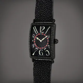 Franck Muller Long Island First Edition 1250 VEGAS D 1P White gold and Diamond Black