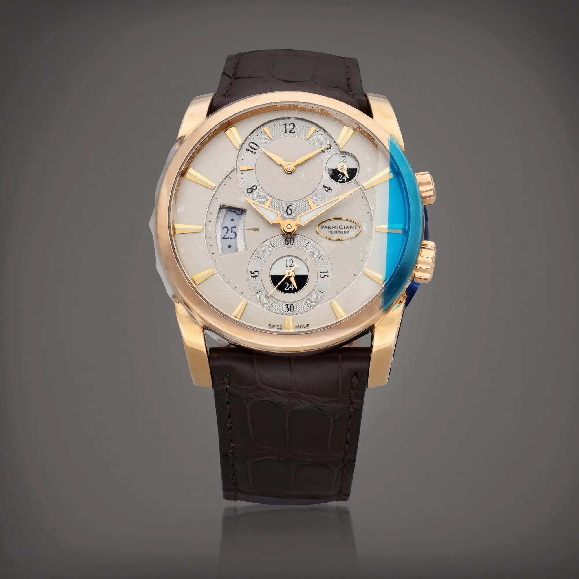 Parmigiani Fleurier Tonda Hémisphères 42mm Rose gold Silver 1