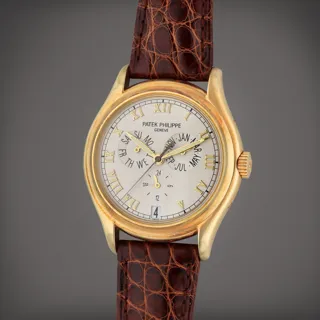 Patek Philippe Annual Calendar 5035 Yellow gold Silver