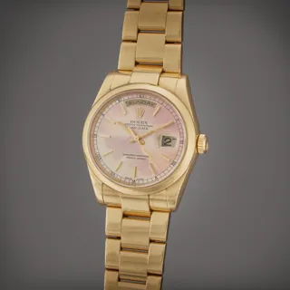 Rolex Day-Date 36 118208 Yellow gold Champagne