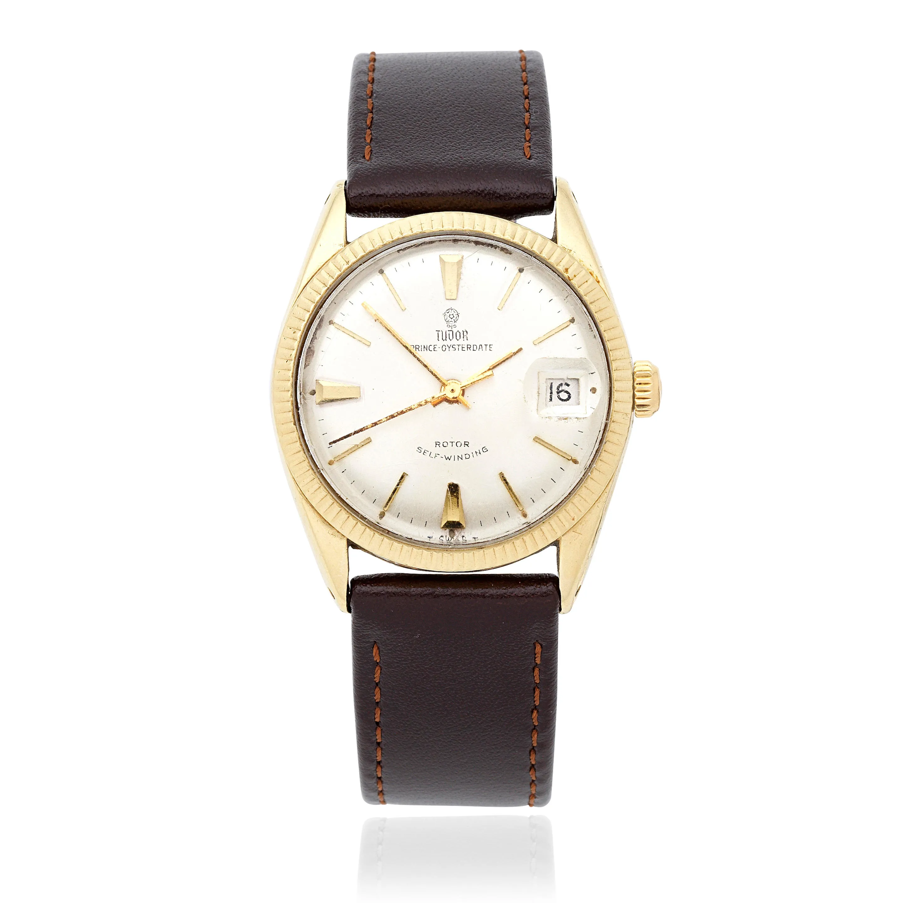 Tudor Prince Oysterdate 7964 34mm Gold-plated steel Silver