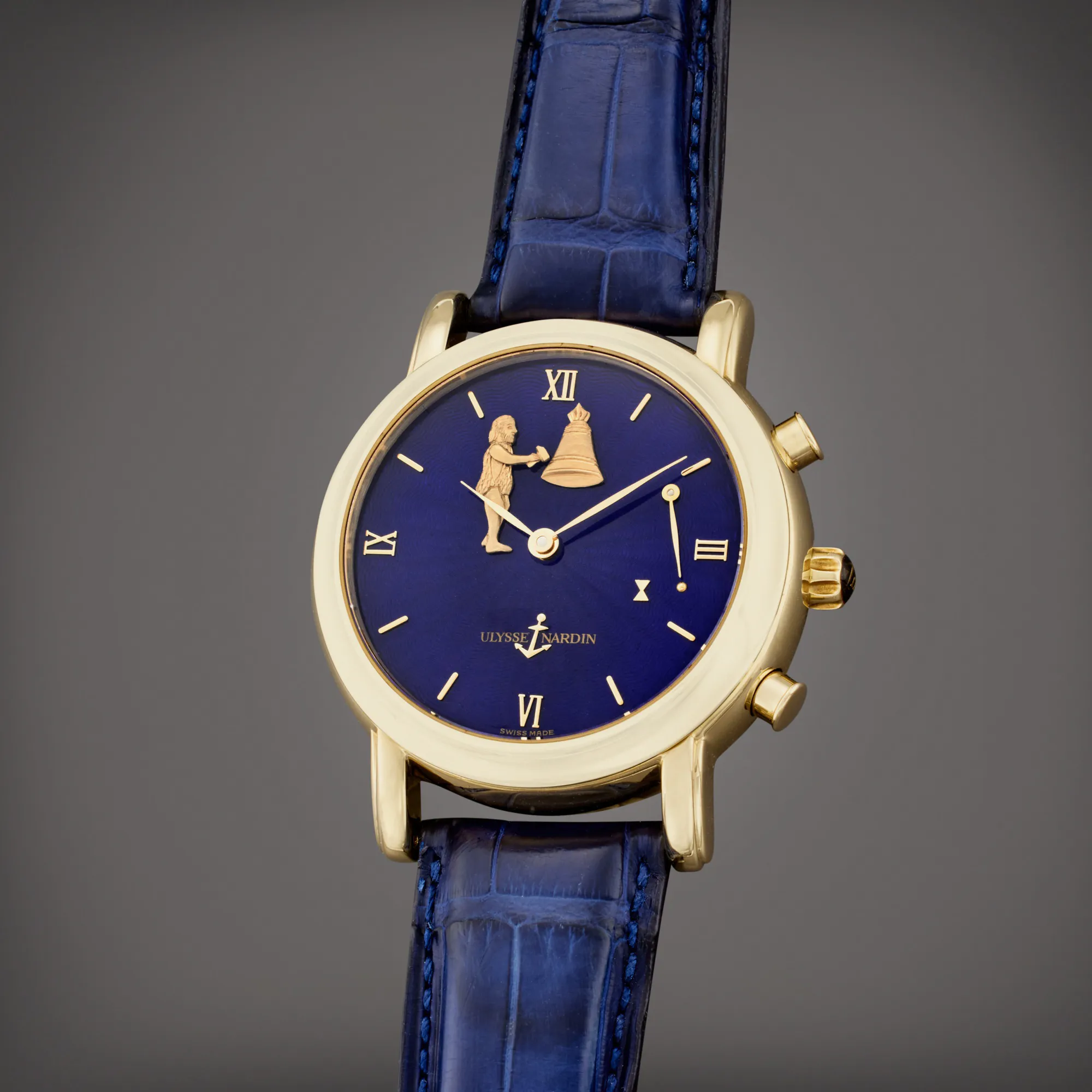 Ulysse Nardin San Marco 751-22 40mm Yellow gold Blue