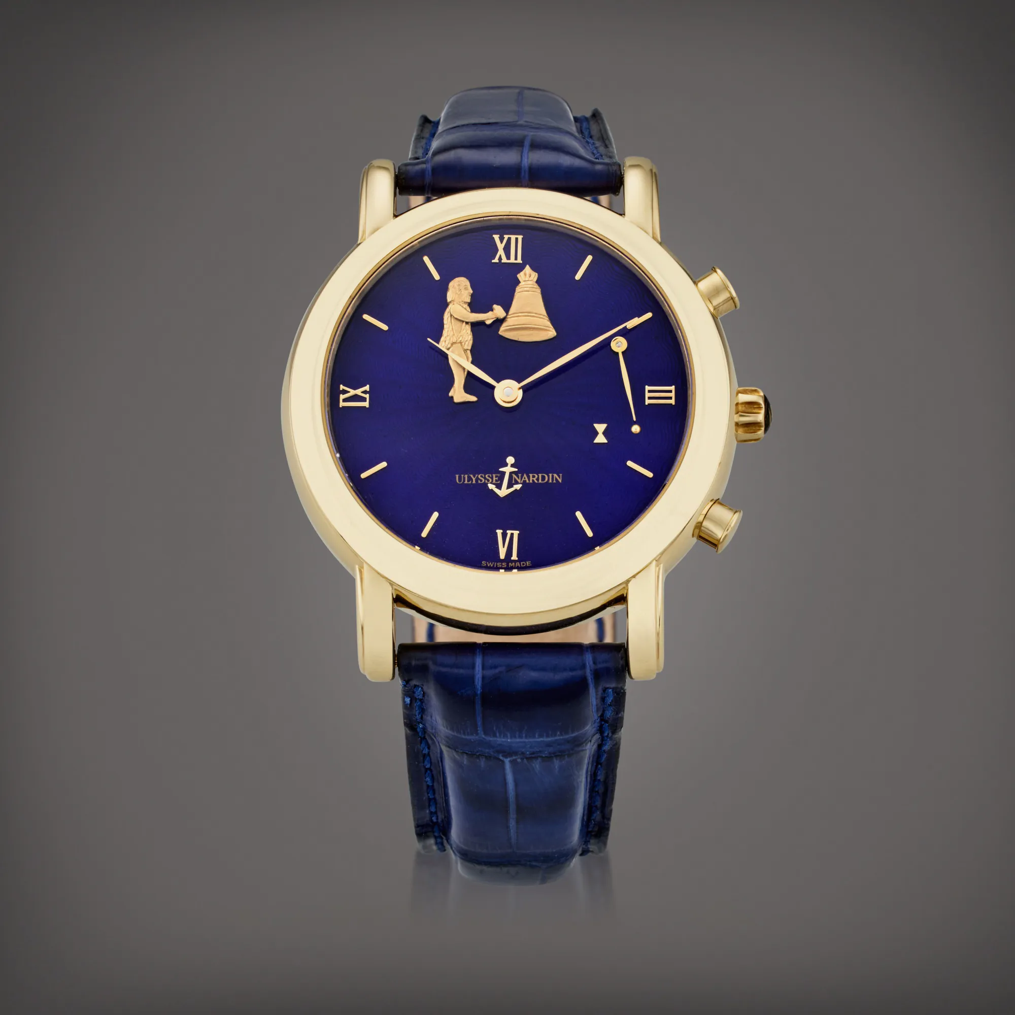 Ulysse Nardin San Marco 751-22 40mm Yellow gold Blue 4