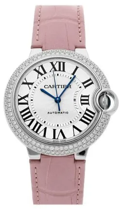 Cartier Ballon Bleu WE900651 36mm White gold Silver