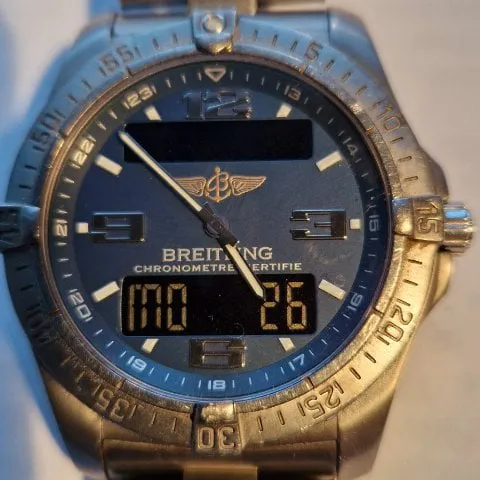 Breitling Aerospace E79362 42mm Titanium Blue