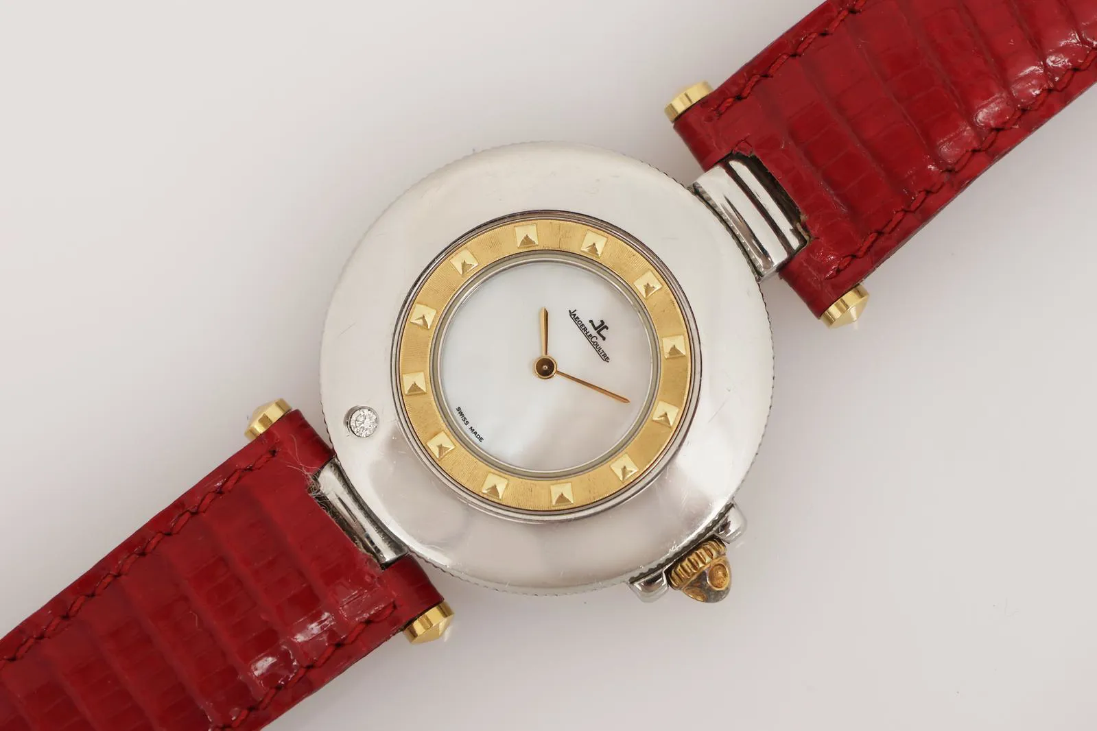 Jaeger-LeCoultre Rendez-Vous 421.5.09 30mm Yellow gold and stainless steel Mother-of-pearl