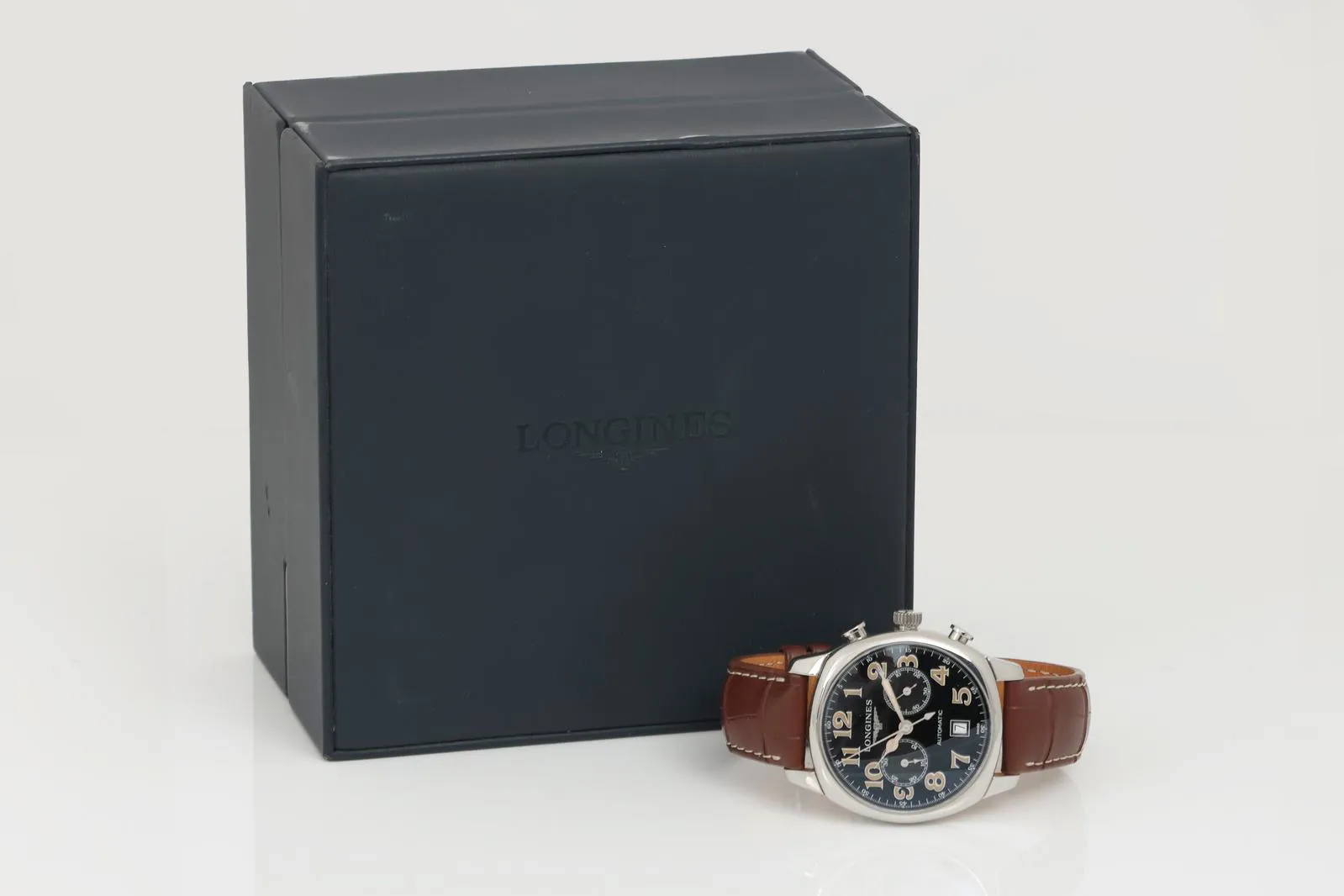 Longines Spirit 40.5mm Stainless steel Black 1