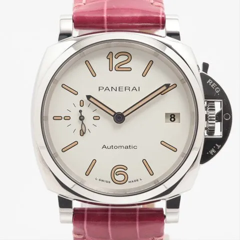 Panerai Luminor Due PAM 01043 37mm Stainless steel White