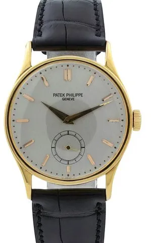 Patek Philippe Calatrava 570 35mm Yellow gold Silver