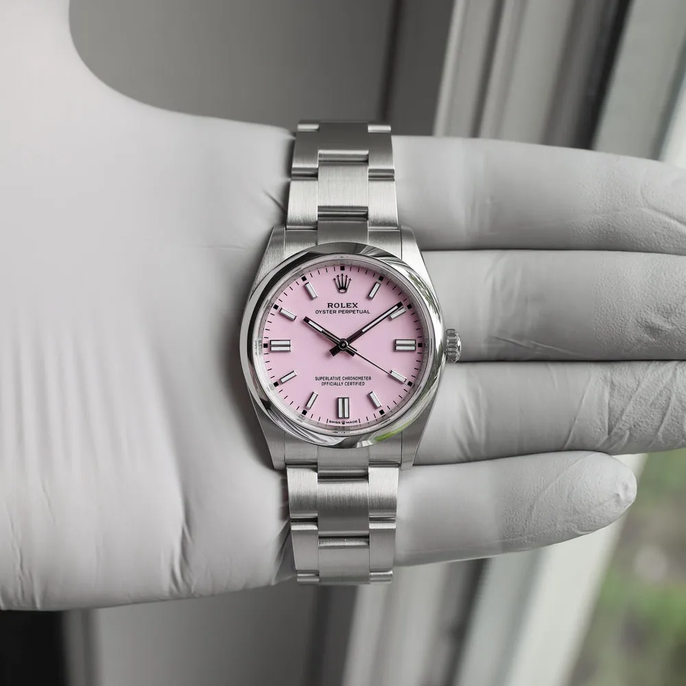 Rolex Oyster Perpetual 126000-0008 36mm Oystersteel Pink 16