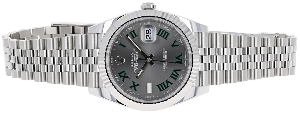 Rolex Datejust 41 126334-0022 41mm White gold and Oystersteel Gray 5