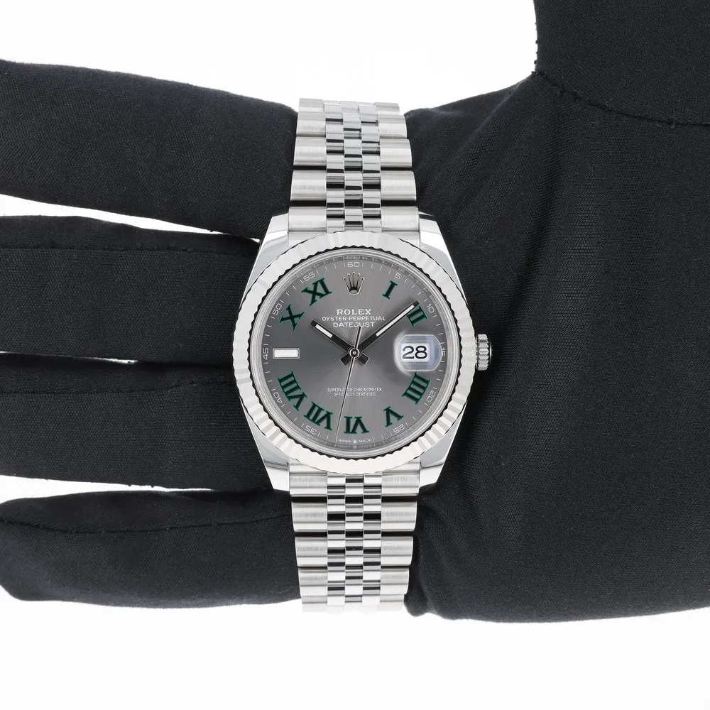 Rolex Datejust 41 126334-0022 41mm White gold and Oystersteel Gray 8