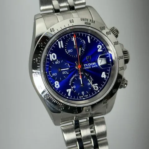 Tudor Prince Date 79280 40mm Stainless steel Blue