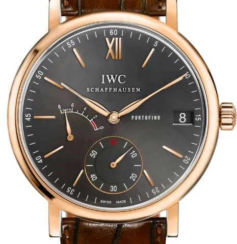 IWC Portofino IW510104 37mm Rose gold Brown