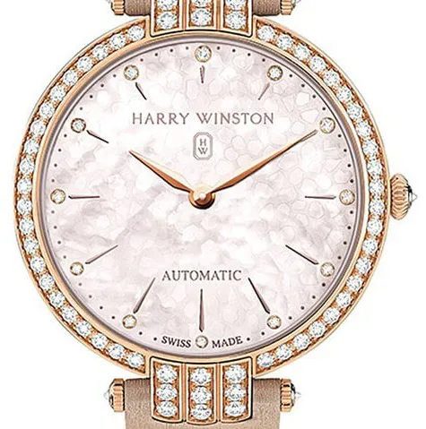 Harry Winston Premier PRNAHM36RR001 36mm Rose gold Mother-of-pearl