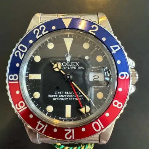 Rolex GMT-Master 16750 40mm Stainless steel Black