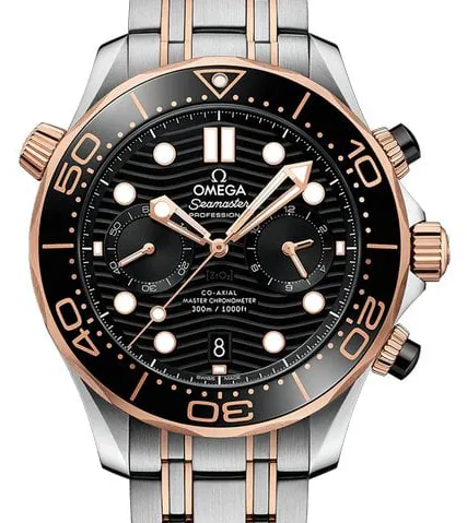 Omega Seamaster Diver 300M 210.20.44.51.01.001 44mm Rose gold Black