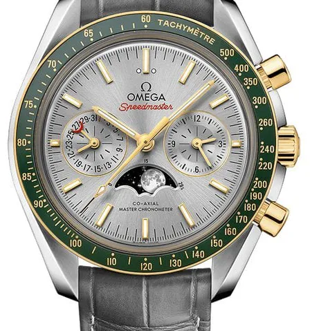 Omega Speedmaster Professional Moonwatch Moonphase 304.23.44.52.06.001 44mm Yellow gold and Stainless steel Gray