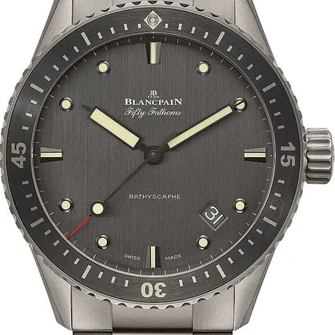 Blancpain Fifty Fathoms Bathyscaphe 5000 1210 98S 43mm Titanium Anthracite